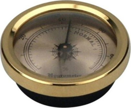 Hygrometer goud 45mm/36mm