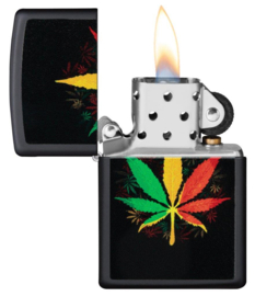 Zippo 60006152 Rasta Cannabis Design