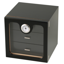 Humidor kast zwart 24,5 x 24 x 24cm