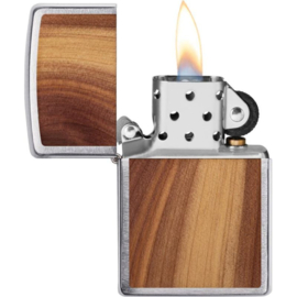 Zippo 60004584 Woodchuck Brushed Chrome (200 Woodchuck Cedar)