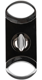 Sigarenknipper metaal V-cut zwart