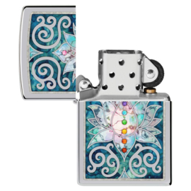 Zippo 60006541 Lotus Flower Design