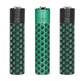 Clipper aansteker metal  Mini Leaves