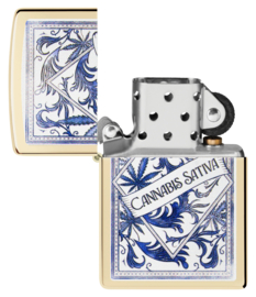 Zippo 60007717 Cannabis Sativa Design