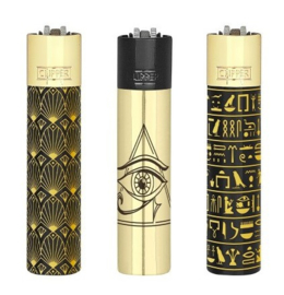 Clipper aansteker metal Egyptian Age