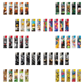 Elektronische aanstekers met label (500)