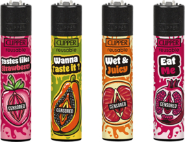 Clipper aansteker vuursteen Eat your fruits