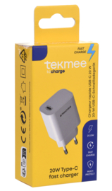 Tekmee adapter Type-C snellader 20W