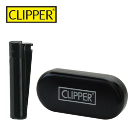 Clipper aansteker jetflame metal Black