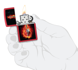 Zippo 60007670 Burning Guitar Design