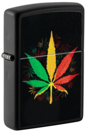 Zippo 60006152 Rasta Cannabis Design