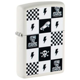 Zippo 60007903 214 Skateboard Checkers Design