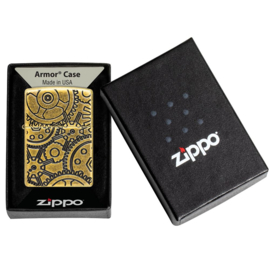 Zippo 60007934 29561 Metal Gears Pattern Design