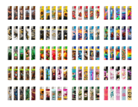 Elektronische aanstekers met label MIX