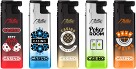 Aansteker METAL CASE turbo  Casino (25)