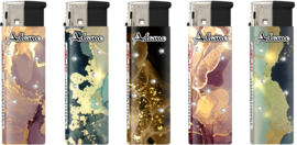 Aansteker gewone vlam Gemstone Marble (50)