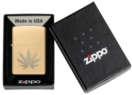 Zippo 60007419  Cannabis Leaf Design