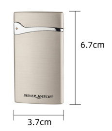 Silvermatch Aansteker Podgorica flat jetflame (6)