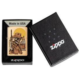 Zippo 60006579 Wild West Skeleton Design