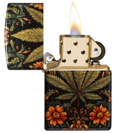 Zippo 60007737 Leaf and Flowers Design