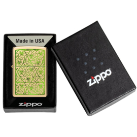 Zippo 60006807 254B Clover Leaves Design