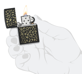 Zippo 60007730 Skull Leopard Design