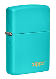 Zippo 60005827 49454 Flat Turquoise Zippo Lasered