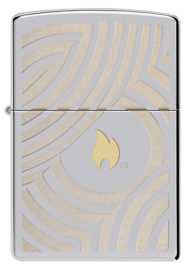 Zippo 60007243  Flame and Circles Design 2
