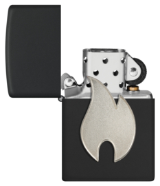 Zippo 2008154 BIG Flame silver