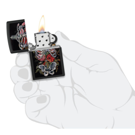 Zippo 60006891 218 Skelett Embroidery