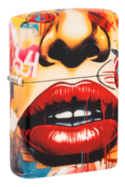 Zippo 60007208  Street Art Face Design