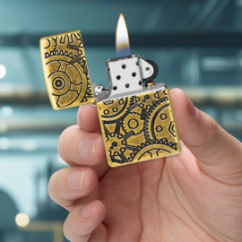 Zippo 60007934 29561 Metal Gears Pattern Design