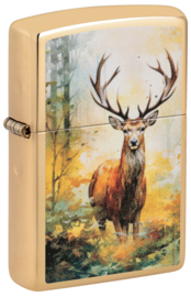 Zippo 60007254  Watercolor Deer Design