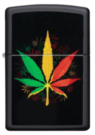 Zippo 60006152 Rasta Cannabis Design