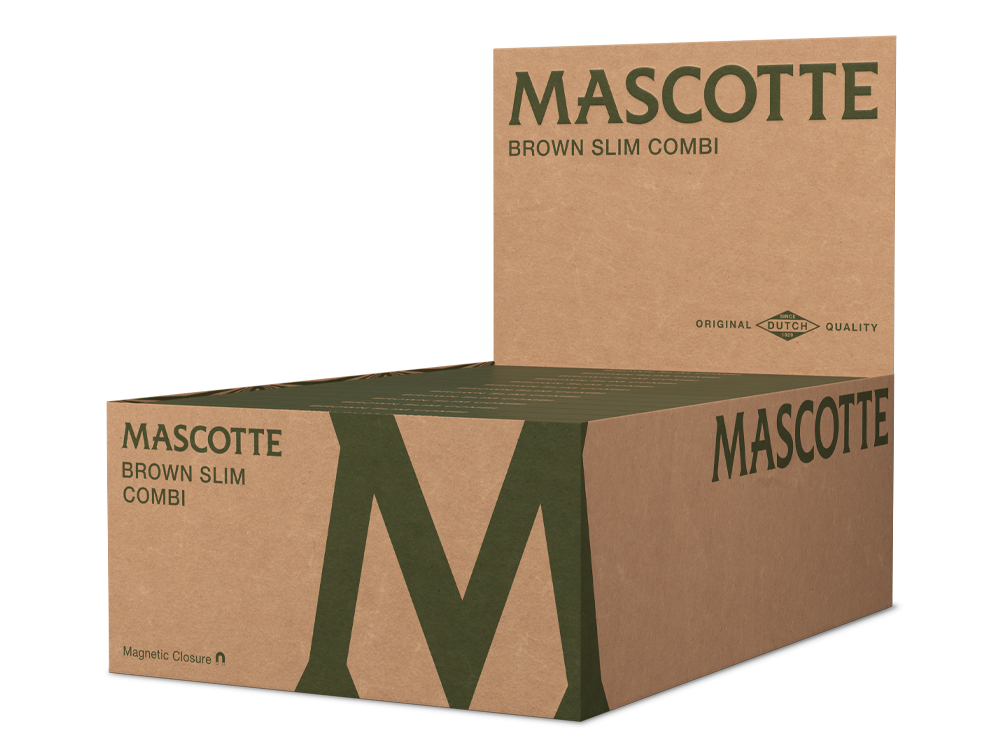 Mascotte Brown Size M-Series Combi Pack vloei+tip (25)