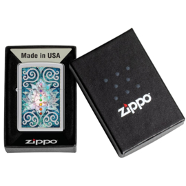 Zippo 60006541 Lotus Flower Design