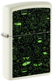 Zippo 60007390  Doodle Cannabis Design