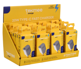 Tekmee adapter Type-C snellader 20W