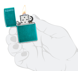 Zippo 60007678 Candy Teal with Zippo Logo