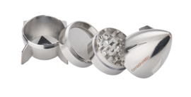 Grinder Spaceship chroom Ø 70mm H:105mm