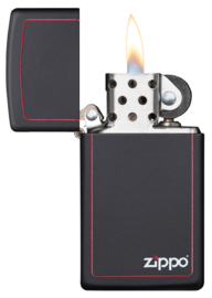 Zippo 60001438 Slim Black Matte Zippo Border