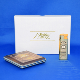 Giftset sig.koker + turbo aanst. Whiskey goud 1