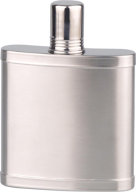 Flask heupflacon met  1 cup chroom 6oz/ 180ml