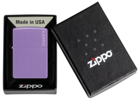 Zippo 60007432  Smoky Lavender with Zippo Logo