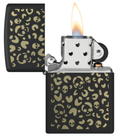 Zippo 60007730 Skull Leopard Design