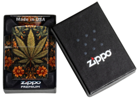 Zippo 60007737 Leaf and Flowers Design