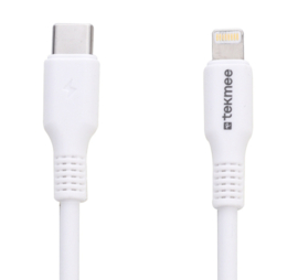 Tekmee data/oplaadkabel  1mtr Type-C / Iphone 2A