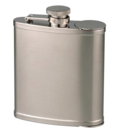 Flask heupflacon met  2 cups chroom 6oz/ 180ml