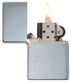 Zippo 60004723 Vintage Brushed Chrome without slashes
