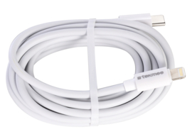 Tekmee data/oplaadkabel  2mtr Type-C / Iphone 20W 2A